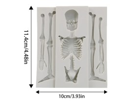 Molde silicona esqueleto completo